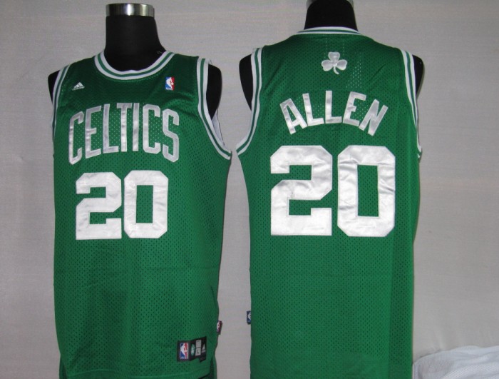  NBA Boston Celtics 20 Ray Allen Away Green Swingman Jersey